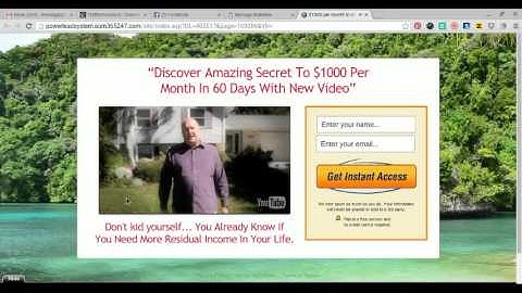 Power Lead System  - Creating Your First Sales Funnel