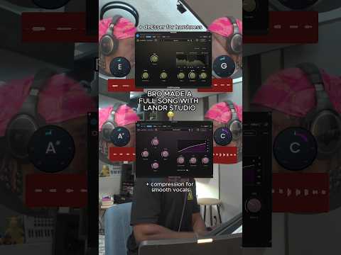 Bro made a full song with only LANDR Studio