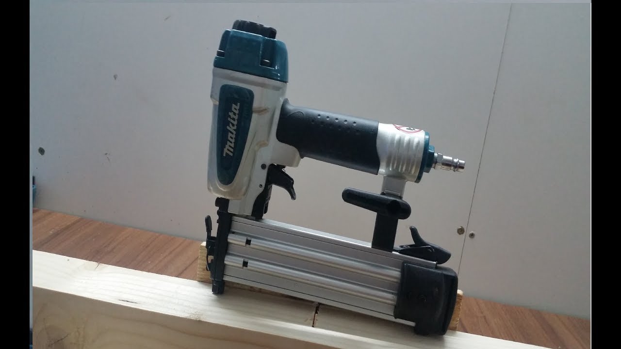 Makita AF505 / AF505N Brad - How To Use A Gun/ tool review - YouTube