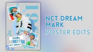 NCT Dream Mark | KPOP Aesthetic Fanart Minimalist Poster Canva FREE screenshot 1
