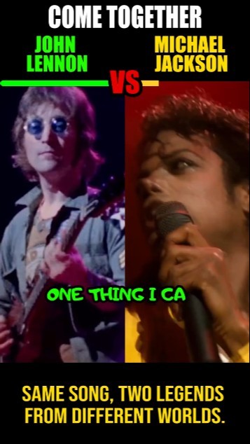 John Lennon vs Michael Jackson – Come Together | Two Legends, One