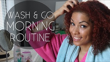 Wash & Go Morning Routine for Curly Hair