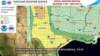 Briefing: Severe Storms Possible Thu-Fri