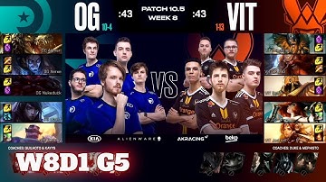 Origen vs Vitality | Week 8 Day 1 S10 LEC Spring 2020 | OG vs VIT W8D1