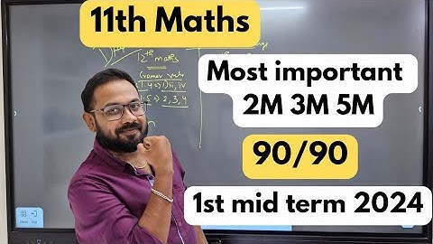 11th Maths-most important 2m 3m 5m-1st mid term 2024