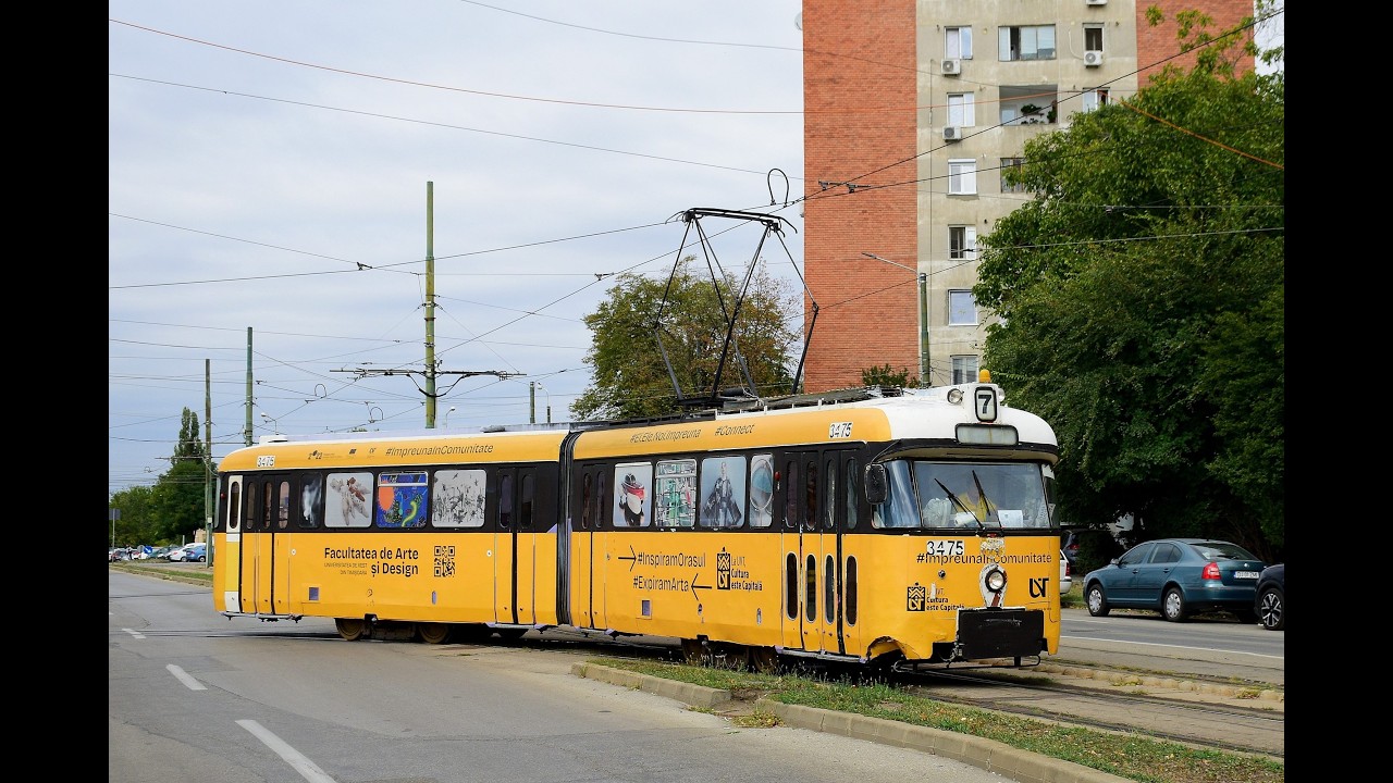 Timisoara tram - Hansa GT4c  #3475