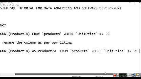 COUNT values and DISTINCT Values or UNIQUE Values in SQL