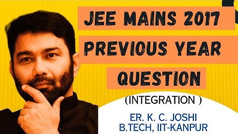 JEE Main 2017 Integration problem @joshiclasses2.084 #iit #iitjee #jee