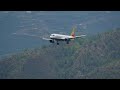 Paro Challenge! A320neo GO-AROUND on Runway 33 — Smooth Landing Runway 15 at Paro Airport, Bhutan!