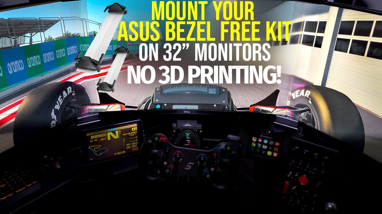 I mounted the Asus Bezel Free Kit on 32 monitors for $2.00 Here's