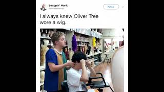 Oliver Tree tries on wigs #shorts