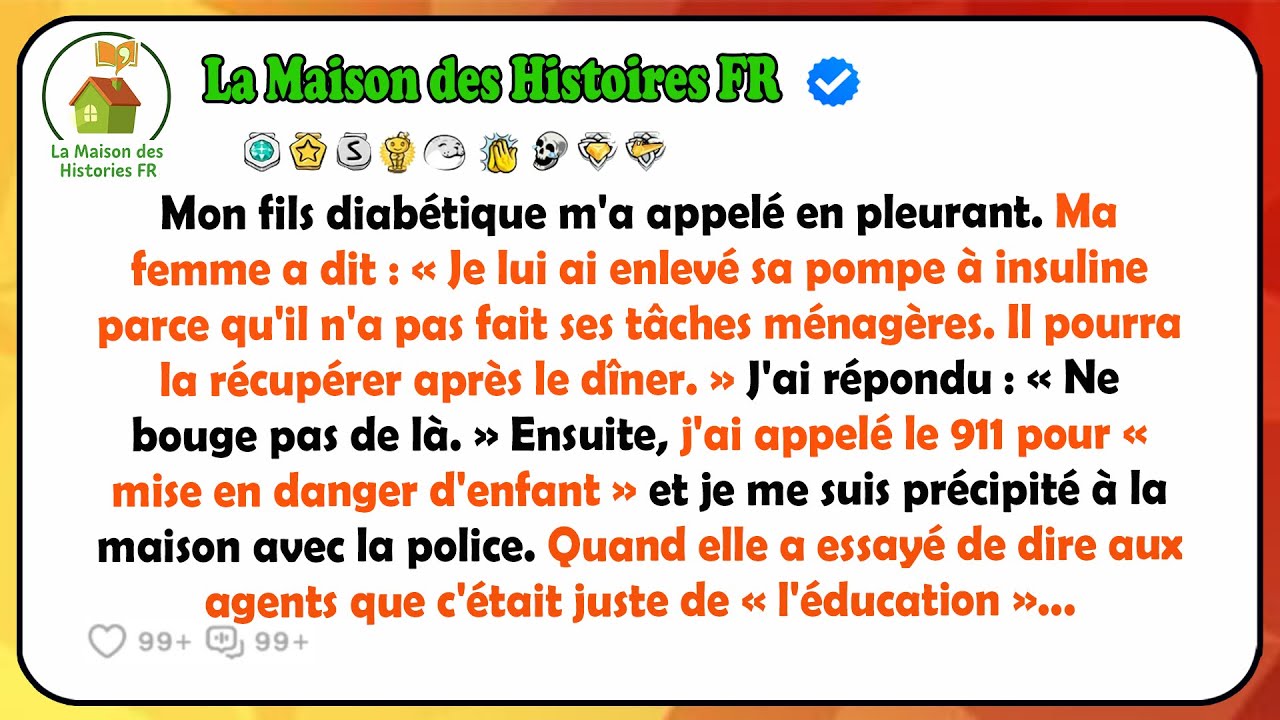 « Papa, elle a pris ma pompe… je me sens tout tremblant. » Il était 16 heures, j’étais en pleine réunion client, téléphone en silencieux. Quand j’ai vu l’appel manqué de mon fils de neuf ans, mon...