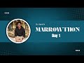Marrowthon day 1