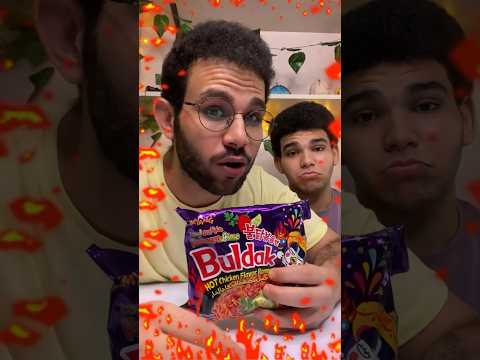 جربت الاندومي الكوري الحاررررر ناررررر وبطعم الليمون الحار     