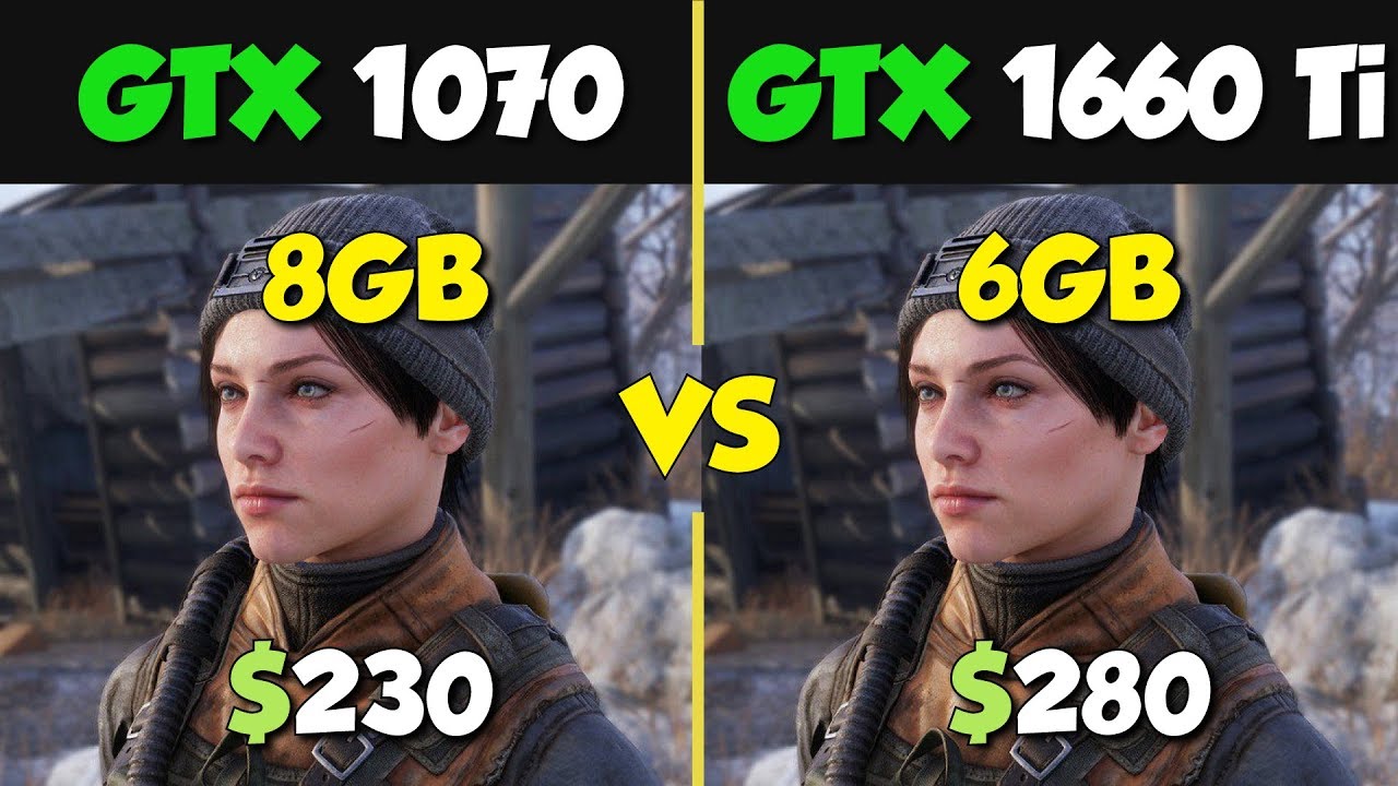 usund fange Formålet GTX 1660 Ti vs GTX 1070 Test in 8 Games - YouTube