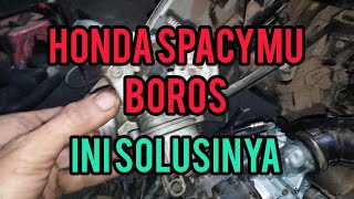 Ganti karbu spacy dengan karbu Revo absolut hasilnya lebih irit bbm