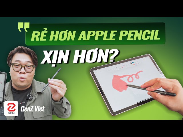 Tính năng như Apple Pencil mà giá chỉ bằng 1/2 (ZAGG Pro Stylus Pencil có nên mua?) | GenZ Viet