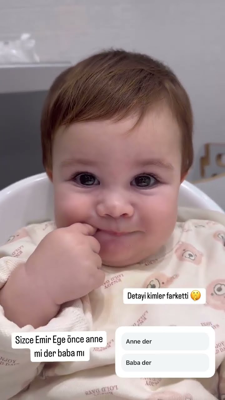 Sizce Emir Eğe önce anne mı der baba mı?❤️