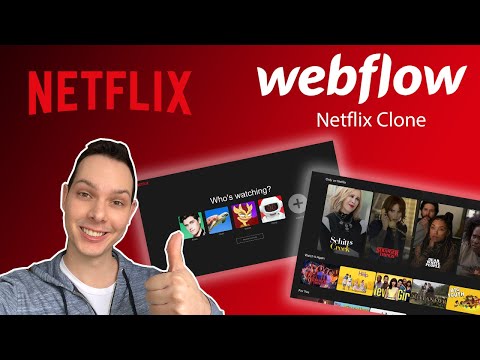 How to Build a Netflix Clone in Webflow!