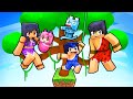 Playing As A WILD FAMILY On ONE BLOCK Playing As A WILD FAMILY On ONE BLOCK