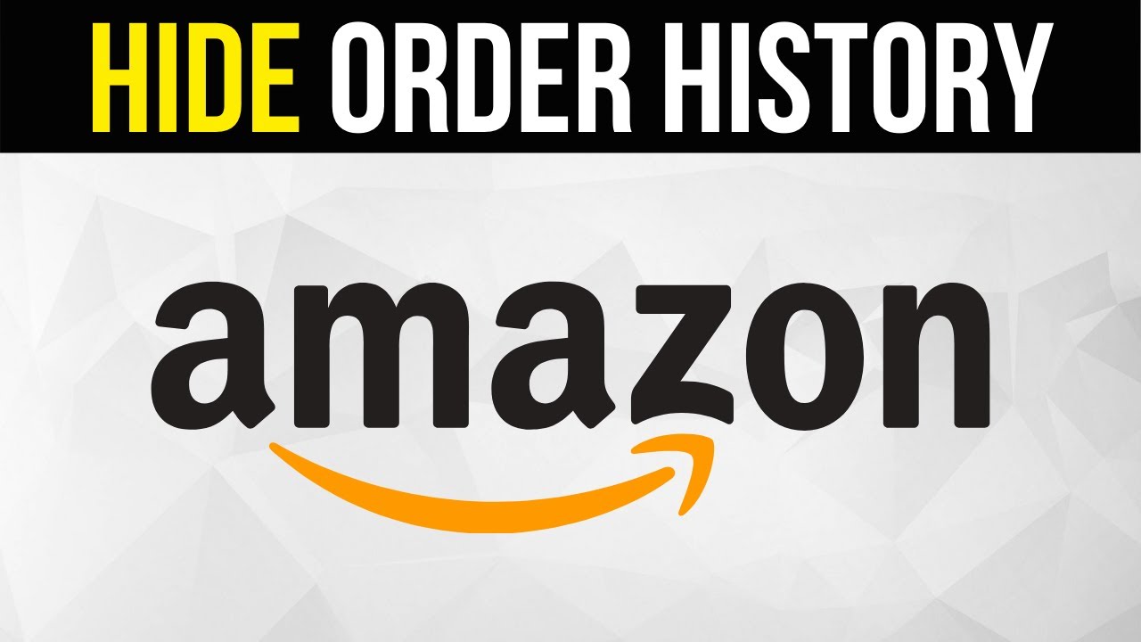 How to Hide Amazon Order History on PC (2021) - YouTube