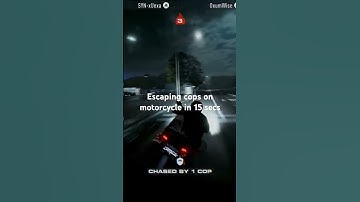 Need for Speed Unbound! Escaping cops on motorcycle.