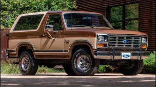 Most Luxurious Classic SUV?  The 1986 Ford Bronco XLT/Eddie Bauer - The Ultimate in Comfort