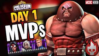Day 1 MVPs Are INSANE! | Best Champions for Juggernaut Boss Alliance Coliseum