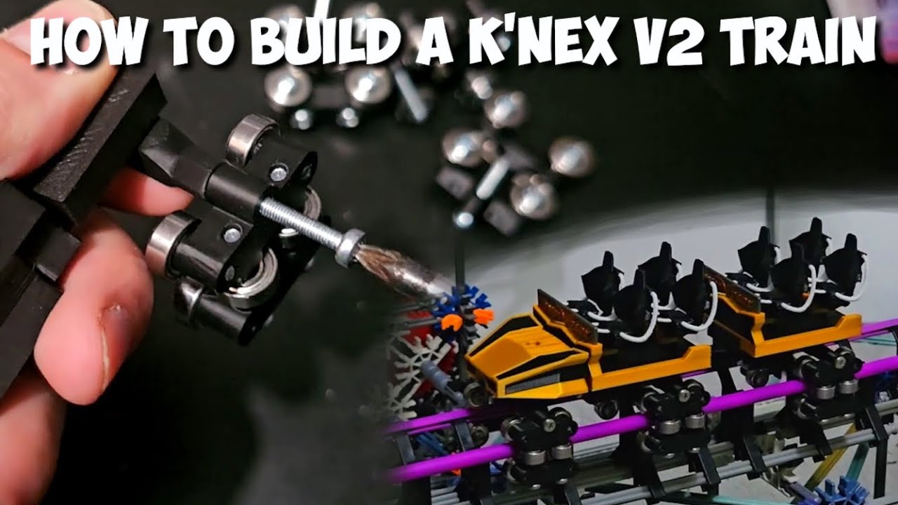 How To Assemble A 3D Printed K'nex V2 Train System (V1 v V2)