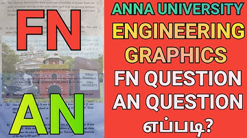 Anna University Engineering Graphics FN-AF Question ? | Engineering Graphics Question | GE3251 | EG