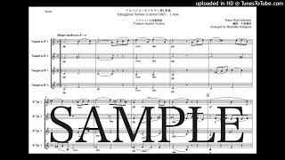 シューベルト「アルペジョーネソナタ〜第1楽章」トランペット四重奏版 - フランツ・シューベルト