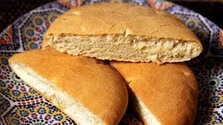 Khobz - Moroccan White Bread Recipe - CookingWithAlia - Episode 177