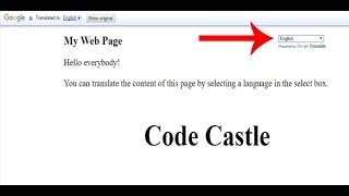 How to Add Google Translate On a Website Tutorial