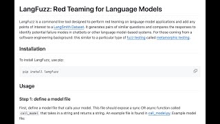 LangFuzz: Redteaming for Language Models