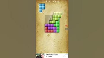 Block  puzzle easy level 181 walkthrough