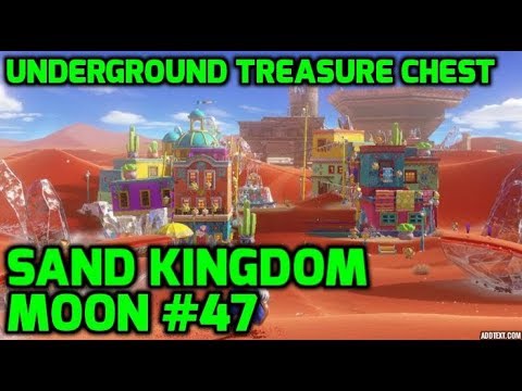 Super Mario Odyssey Sand Kingdom Moon 47 Underground Treasure