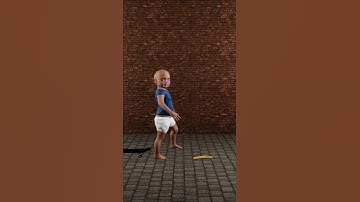 Oops! Banana Time  - Baby Jim #shorts #funny #animation