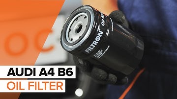How to change Engine Oil and Oil filter on AUDI A4 B6 TUTORIAL | AUTODOC
