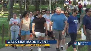 More than 100 people walk to help end drunk driving