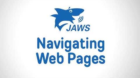 Navigating Web Pages with JAWS