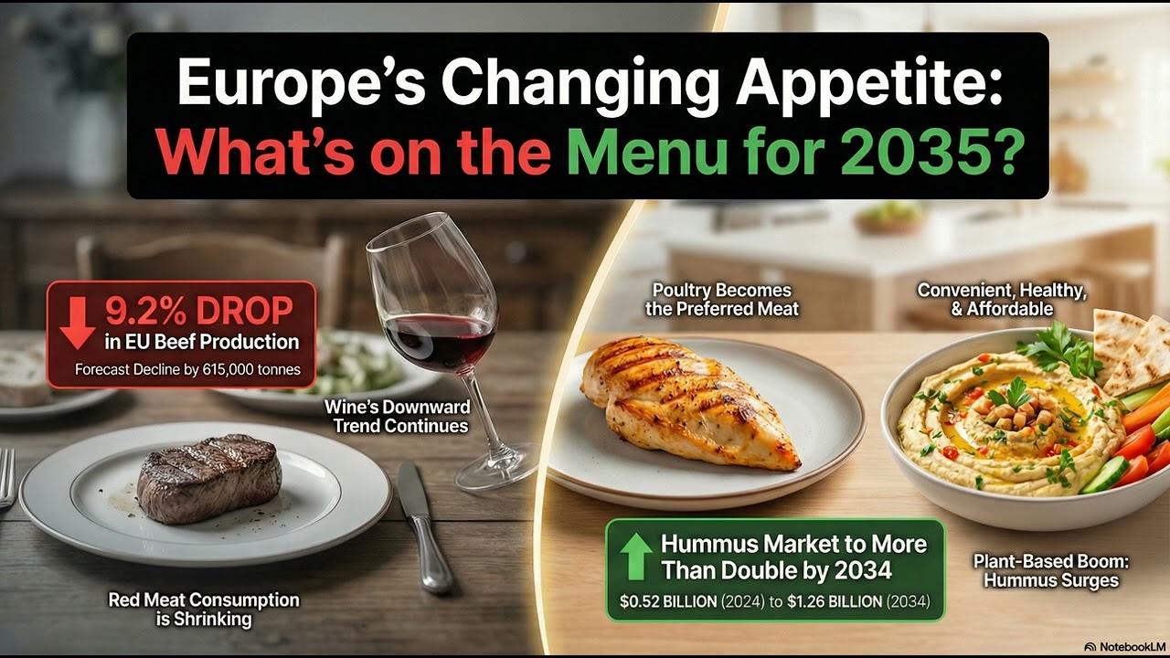 Podcast - The 2035 Food Shock: Why Meat Is Out And This Dip Is Taking Over