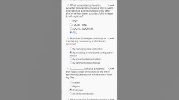 NPTEL Course, Big Data Computing, Assignment 4 Answers, July 2024