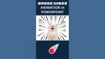 Animate Speed Lines in PowerPoint — Create Dynamic Action Slides!  #powerpointanimation #anime