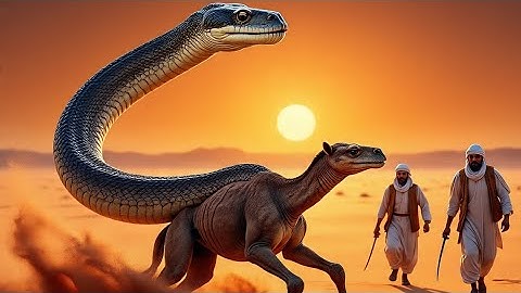 Giant Python Wraps Camel in Desert Attack 🐍🔥