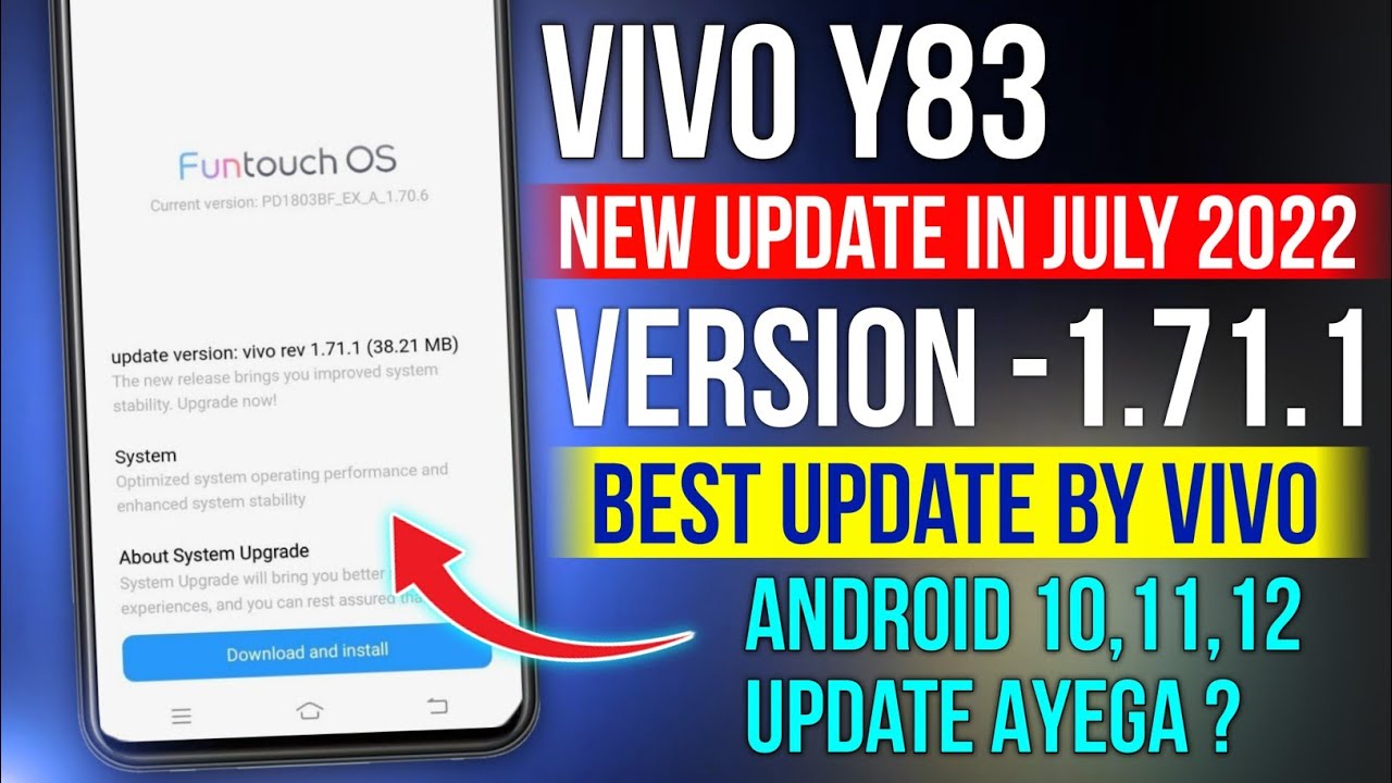 vivo y83 new update 2022 | vivo y83 new version update | vivo y83 1.71. ...