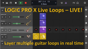 Live Loops "live" - Layering guitar tracks in real time