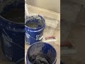 POV: Grouting floor tiles ASMR and Very Satisfying