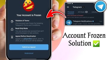 How to fix "Your account is frozen" problem on Telegram | Telegram Account Frozen Problem (2025) 