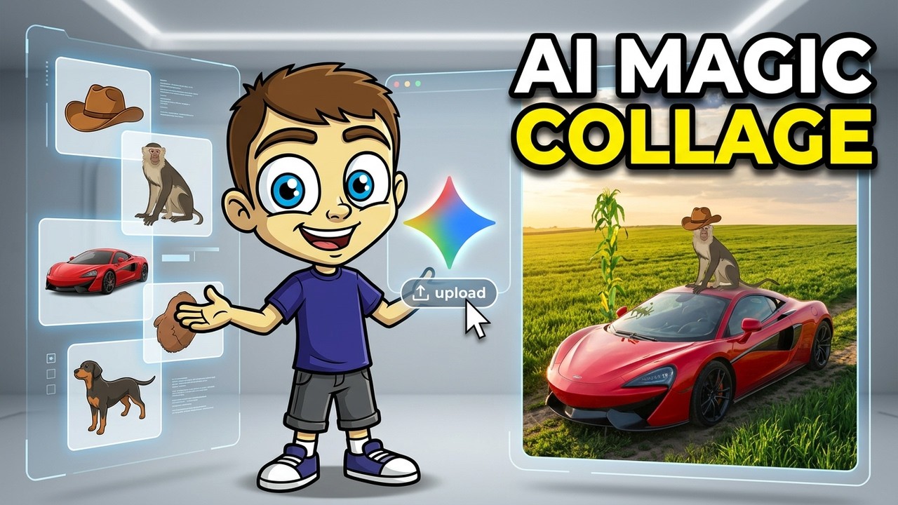 Combine Images Into ONE Perfect Collage Using Gemini