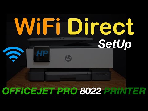 HP OfficeJet Pro 8022 WiFi Direct Setup, Review !!